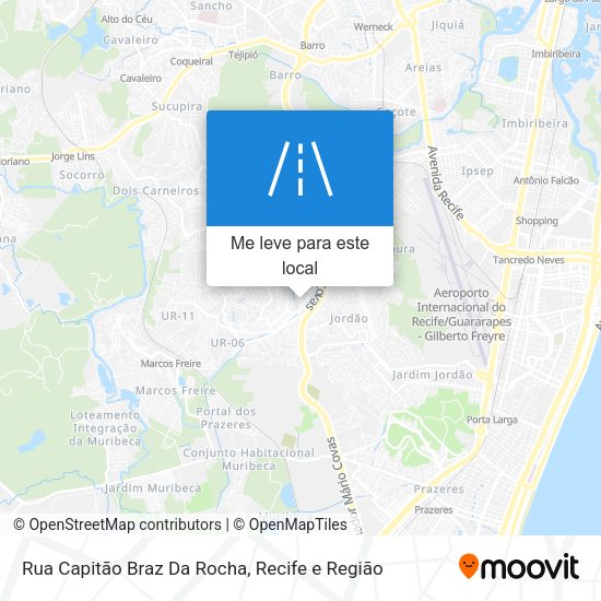 Rua Capitão Braz Da Rocha mapa