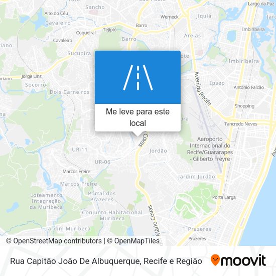 Rua Capitão João De Albuquerque mapa