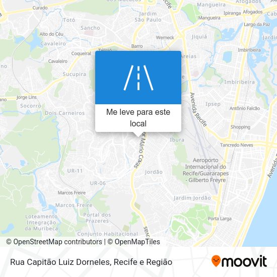 Rua Capitão Luiz Dorneles mapa