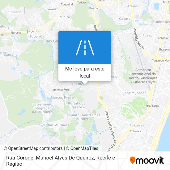 Rua Coronel Manoel Alves De Queiroz mapa
