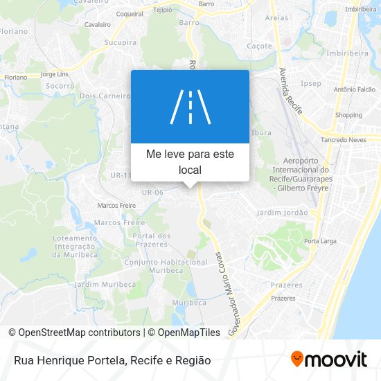 Rua Henrique Portela mapa