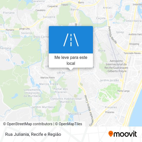 Rua Juliania mapa
