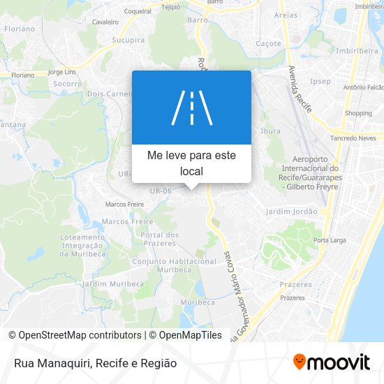 Rua Manaquiri mapa