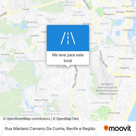 Rua Mariano Carneiro Da Cunha mapa