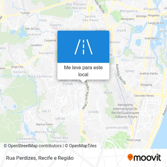 Rua Perdizes mapa