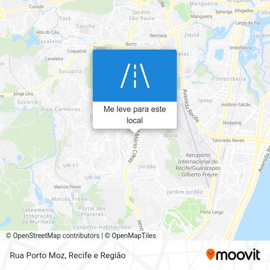 Rua Porto Moz mapa