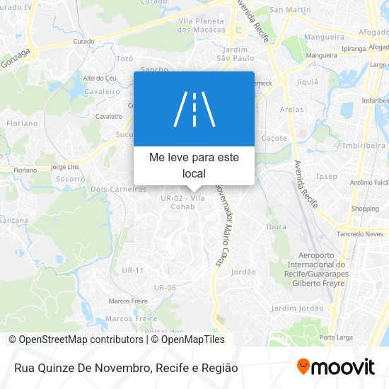 Rua Quinze De Novembro mapa