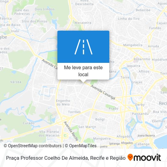 Praça Professor Coelho De Almeida mapa