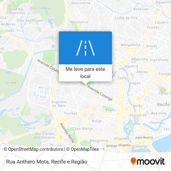 Rua Anthero Mota mapa
