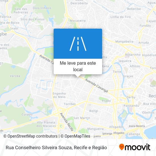 Rua Conselheiro Silveira Souza mapa
