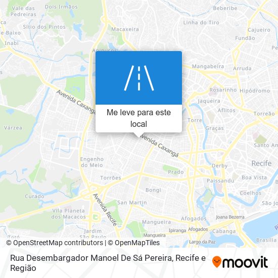 Rua Desembargador Manoel De Sá Pereira mapa