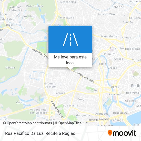 Rua Pacífico Da Luz mapa