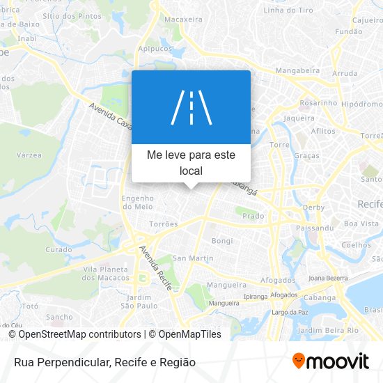 Rua Perpendicular mapa