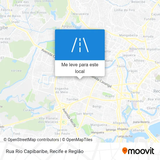 Rua Rio Capibaribe mapa
