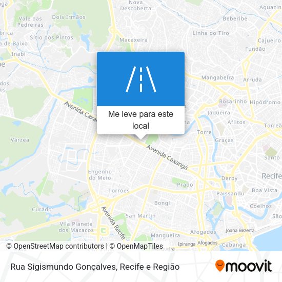 Rua Sigismundo Gonçalves mapa