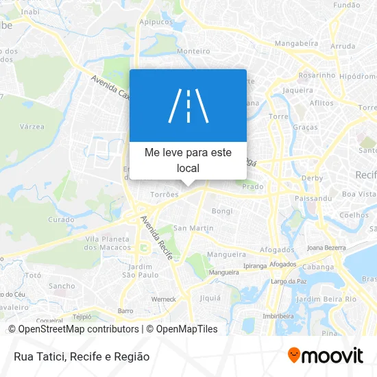 Rua Tatici mapa