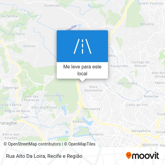 Rua Alto Da Loira mapa