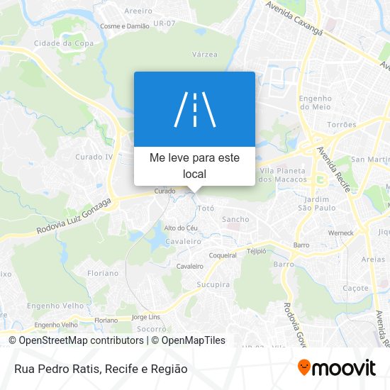 Rua Pedro Ratis mapa