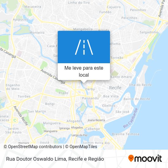 Rua Doutor Oswaldo Lima mapa