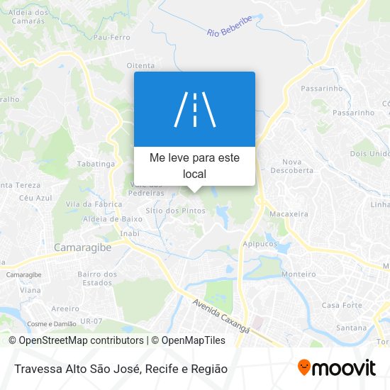 Travessa Alto São José mapa