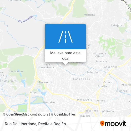 Rua Da Liberdade mapa