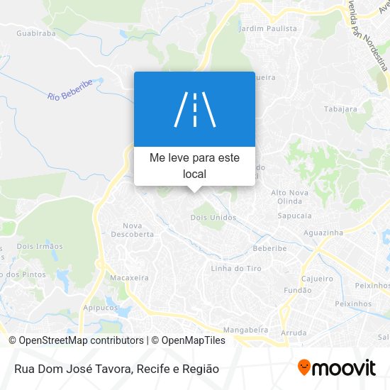 Rua Dom José Tavora mapa