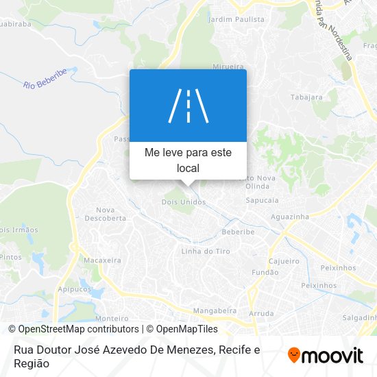 Rua Doutor José Azevedo De Menezes mapa