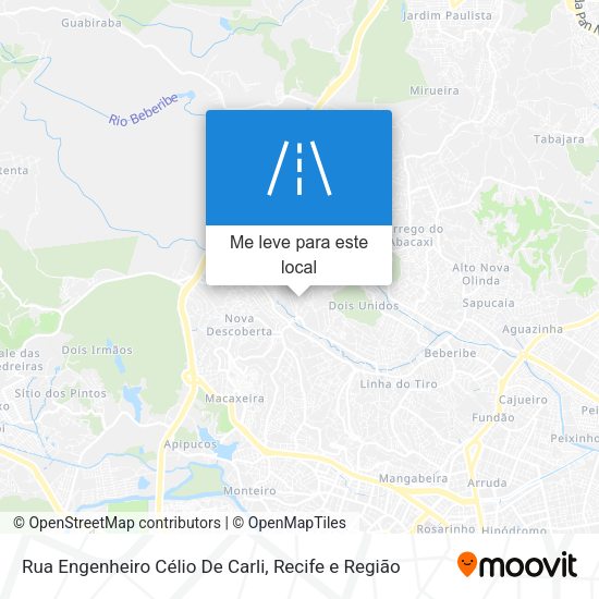 Rua Engenheiro Célio De Carli mapa