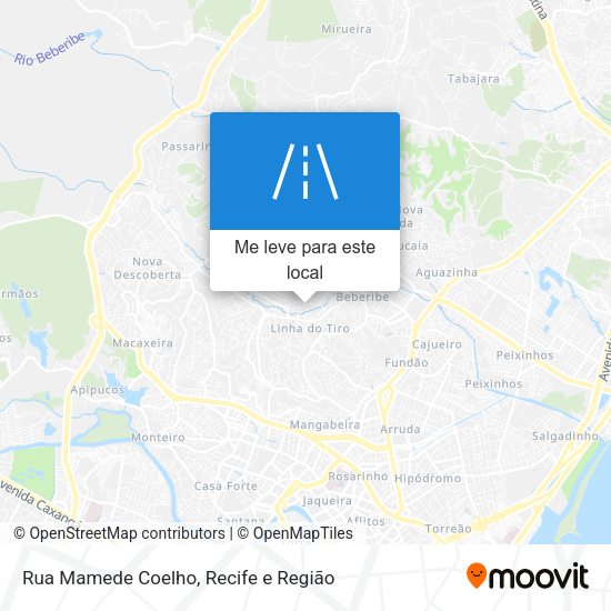Rua Mamede Coelho mapa