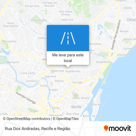 Rua Dos Andradas mapa
