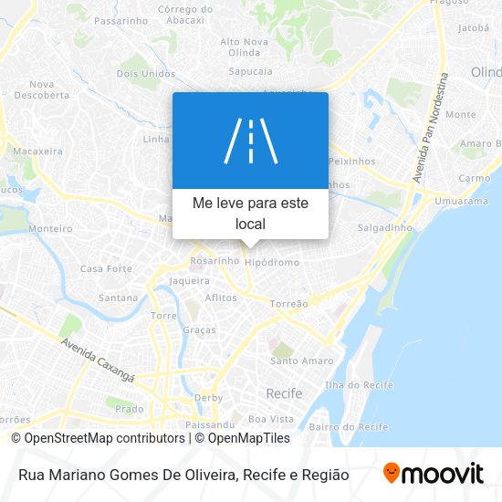 Rua Mariano Gomes De Oliveira mapa