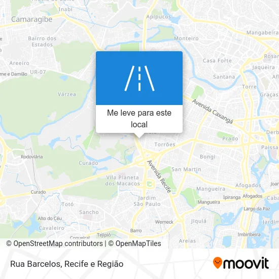 Rua Barcelos mapa