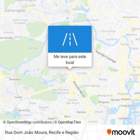 Rua Dom João Moura mapa