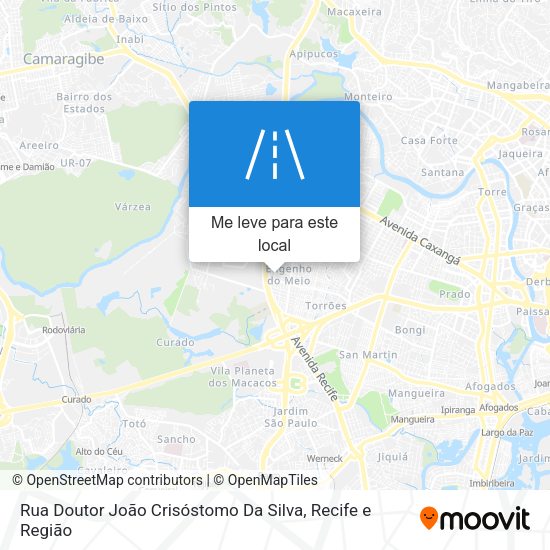 Rua Doutor João Crisóstomo Da Silva mapa