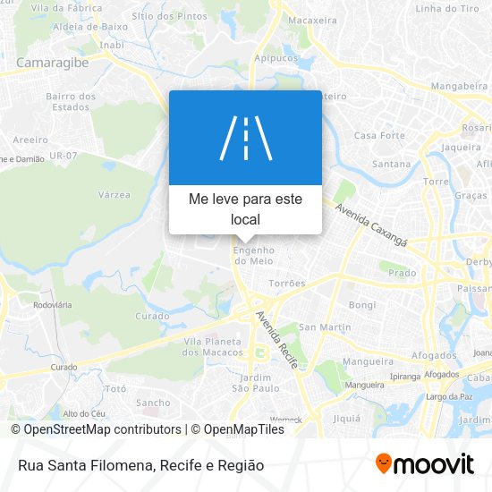Rua Santa Filomena mapa
