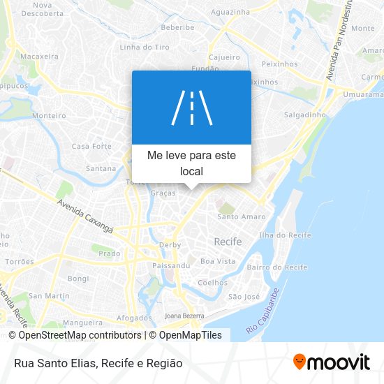 Rua Santo Elias mapa