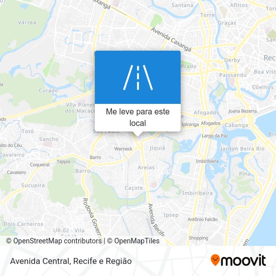 Avenida Central mapa