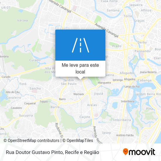 Rua Doutor Gustavo Pinto mapa