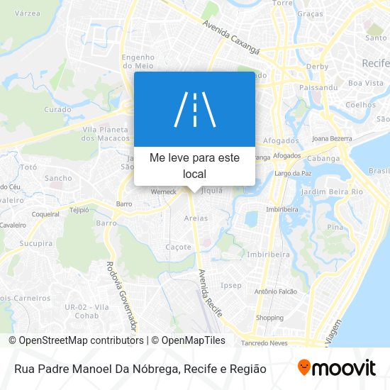 Rua Padre Manoel Da Nóbrega mapa
