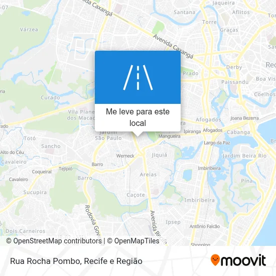Rua Rocha Pombo mapa
