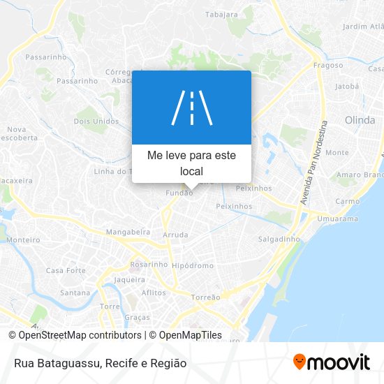 Rua Bataguassu mapa
