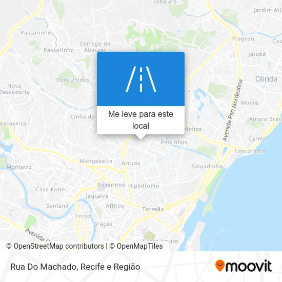 Rua Do Machado mapa