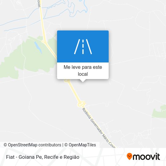 Fiat - Goiana Pe mapa