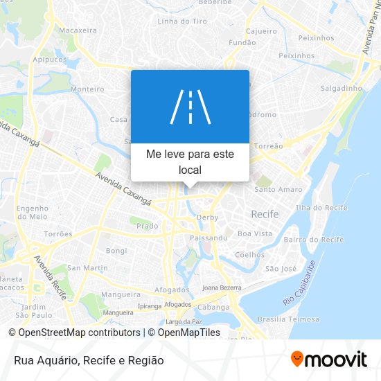 Rua Aquário mapa