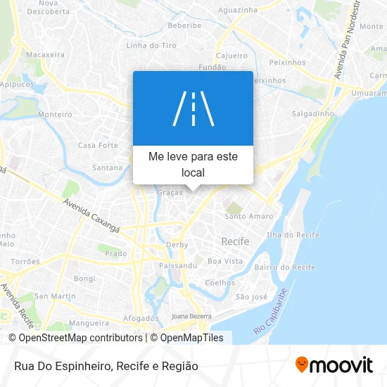 Rua Do Espinheiro mapa