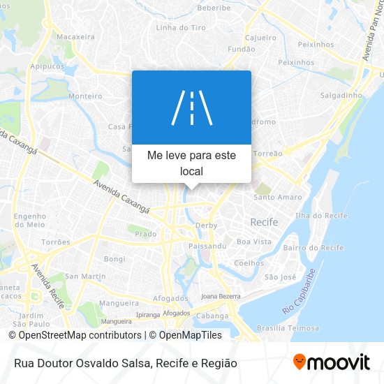Rua Doutor Osvaldo Salsa mapa