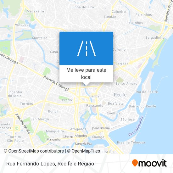 Rua Fernando Lopes mapa