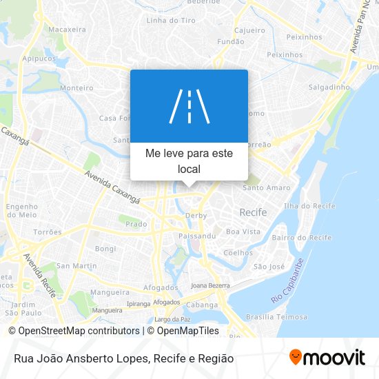 Rua João Ansberto Lopes mapa