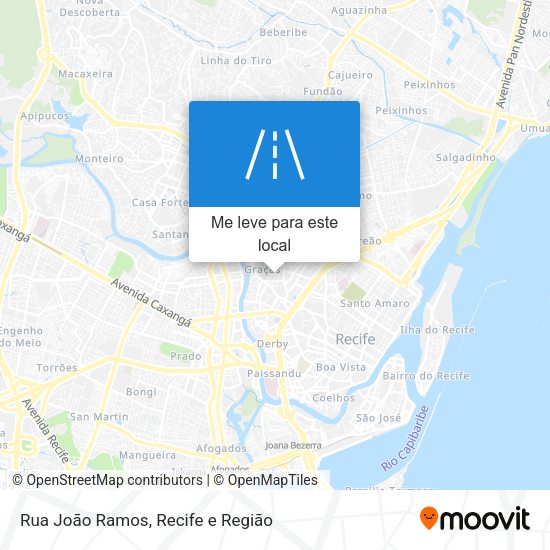 Rua João Ramos mapa