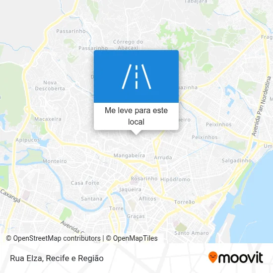 Rua Elza mapa